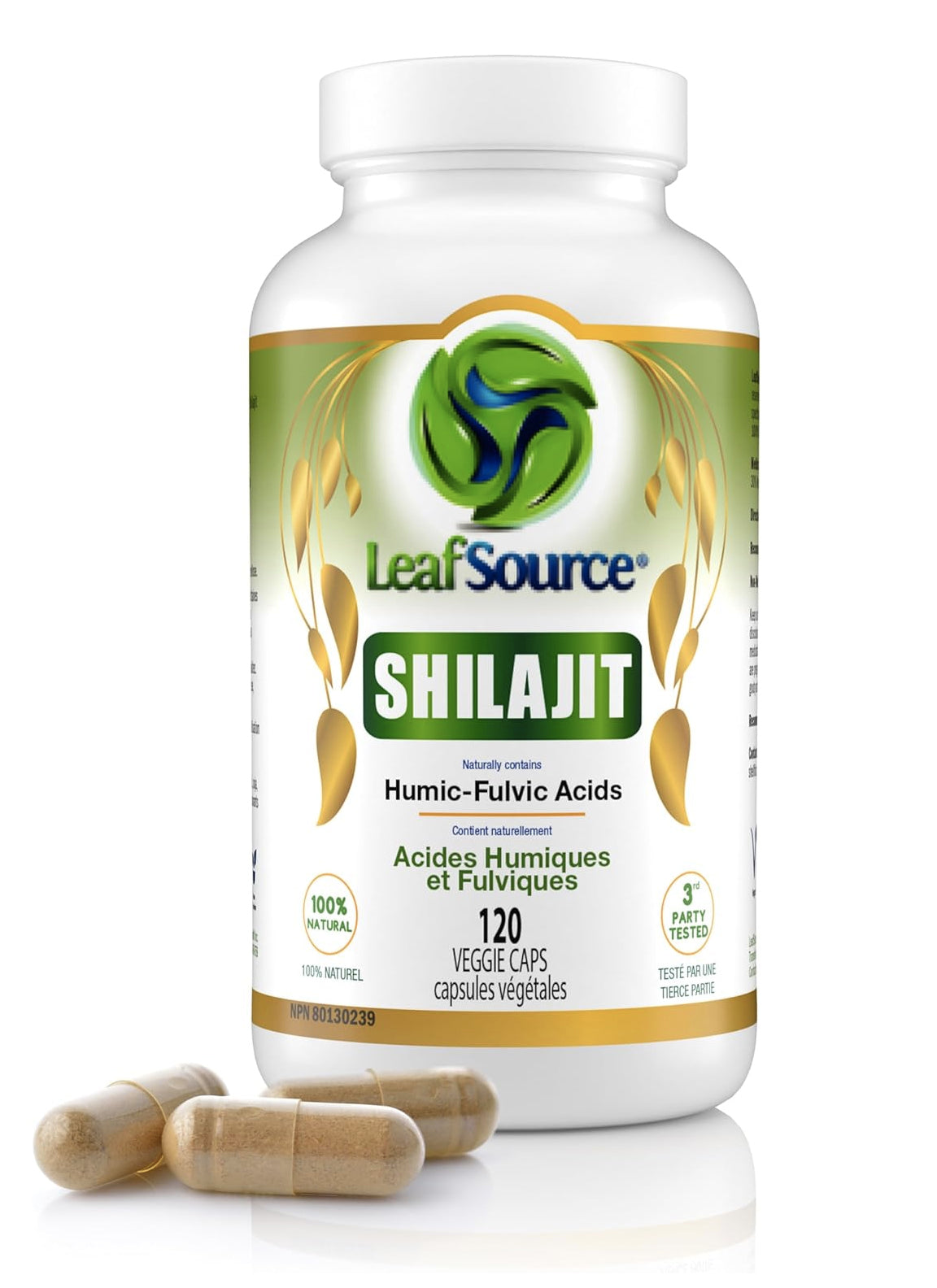 Shilajit - Leaf Source - 120 capsules